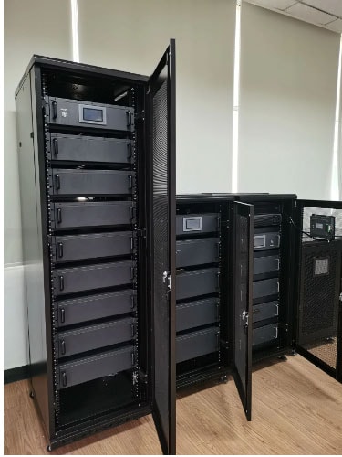 48V 2.56kwh 5.12kwh rechargeable li ion battery energy storage 4U cabinet